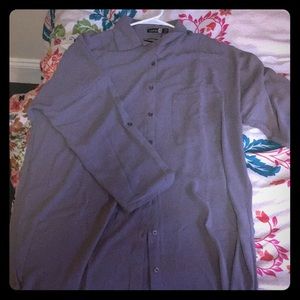 Plus size- oversized button down shirt